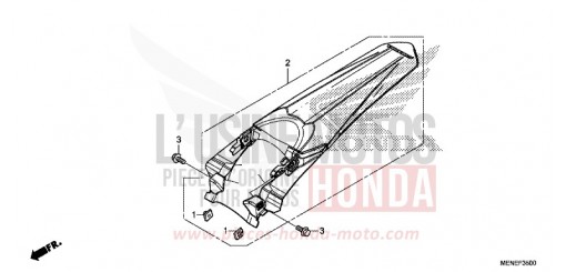 REAR FENDER CRF450RF de 2015
